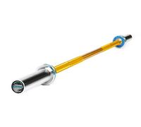 Diamond【Bilanciere Tecnico 7,5 kg in Alluminio Droppabile】Portata 50 kg, Per Dischi Foro 50 mm, Per Didattica Weightlifting, Cross Training, Palestra, Forza e Resistenza