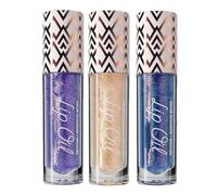 Diamond Black, Black Glitter Diamond Lip Gloss, Glitter Liquid Color Changing Lipsticks, Magic Color Changing Lip Oil, Long Lasting Moisturizing Non-sticky (01+03+04)