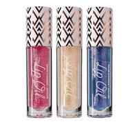 Diamond Black, Black Glitter Diamond Lip Gloss, Glitter Liquid Color Changing Lipsticks, Magic Color Changing Lip Oil, Long Lasting Moisturizing Non-sticky (01+02+04)