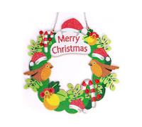 Diamond Christmas Art Wreath