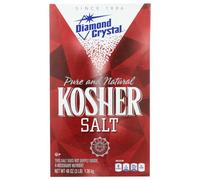 Diamond Crystal Pure and Natural Kosher Salt, 48oz (Pack of 3) by Diamond