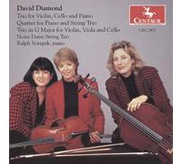 Diamond, David/ Notre Dame String Trio/ Votapek - Trio For Violin, Cello And Piano