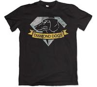 Diamond Dogs Distressed Solid Gamer Gear T Shirt XL
