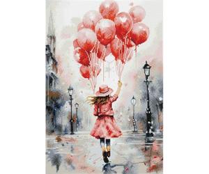 DIAMOND DOTZ 2593780 Original 5D Diamond Painting Set palloncini, kit per pittura a diamante fai da te con strass rotondi, dai 12 anni in su, intermediate