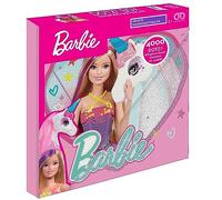 DIAMOND DOTZ DBX.094 Barbie Original Diamond Painting Set DOTZ Box I Believe, set creativo con pietre a mosaico di diamanti scintillanti, set da pittura circa 28 x 28 cm, set completo fai da te per