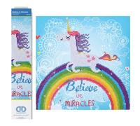 DIAMOND DOTZ Believe in Miracles - Kit per diamond painting per adulti - Kit per diamond art, un rilassante kit creativo con gemme Dotz 35,1 x 35,1 cm