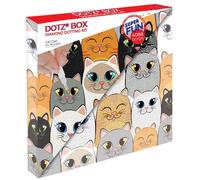 Diamond Dotz DBX020 Diamond Art Box Kit 11"X11"-Cat Clan, Sintetico, Multicolore, One size