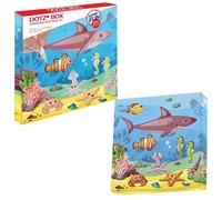 DIAMOND DOTZ Box in The Ocean, Quadro diamantato su Telaio, Circa Dimensioni: 28 x 28 x 2,5 cm, da appoggiare o Appendere, Ideale Anche per Bambini, Multicolore, Medio, DBX.029