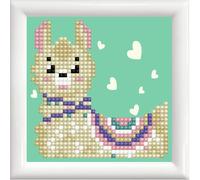 Diamond Dotz Confezione Di Diamond Painting Llama Heart Con Cornice
