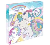 DIAMOND DOTZ DBX.096 My Little Pony Original 5D Diamond Painting Set DOTZ Box Dreams, set creativo con pietre a mosaico diamantate, set da pittura circa 28 x 28 cm, set completo fai da te per bambini