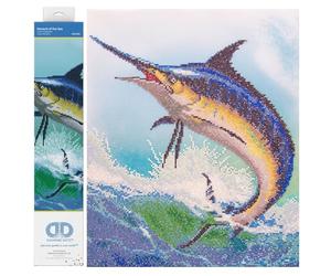DIAMOND DOTZ DD9.028 Monarch of The Sea, Tessuto, Multicolore, 42 cm x 47 cm x 1 cm