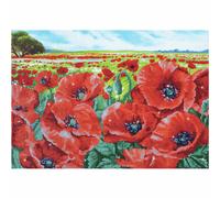 Diamond Dotz - Diamante Dipinto Kit - Rosso Poppy Campo - Intermedio Livello