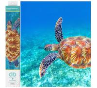 DIAMOND DOTZ DQ10 - Kit Intermedio, colorato, 52 x 37 cm, Grazioso Nuotatore