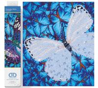 Diamond Dotz Flutter by White Kit di Pittura a Diamante, Resina, Bianco, 30.5 x 30.5cm