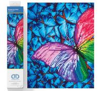 DIAMOND DOTZ Intermediate Kit, DD5, Flutter By Pittura, Rosa, 30.5 x 30.5cm