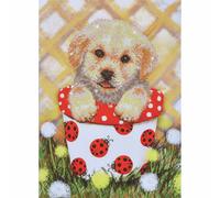 Diamond Dotz Kit Di Pittura Con Diamanti Pup In Pot 30 x 42cm (11.8 x 16.5in)