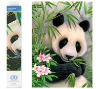 DIAMOND DOTZ Kit di Pittura: Intermedio, DD7, Panda Prince, 30 x 40 cm