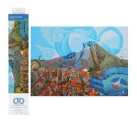 DIAMOND DOTZ Kit di verniciatura, Intermedio, DD10, Poliestere, Monte Vesuvio, 52 x 37cm