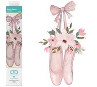 DIAMOND DOTZ Kit Intermedio Squares DQ7, Colore Pantofole da Balletto, 9.45" x 14.57", DQ7.003