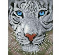 Diamond Dotz Kit Per Diamond Painting White Magic 34cm x 42cm White Tiger