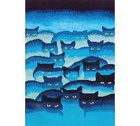 DIAMOND DOTZ - Kit per pittura con gatti fumosi, 47 x 66 cm