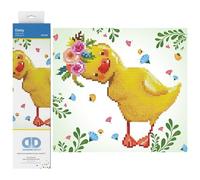 DIAMOND DOTZ Painting, Beginner Kit di Pittura per Principianti DD3, Tela, Margherita, 25cm x 23cm