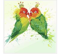 Diamond Dotz - Pittura Diamantini - Modello Finito - Love Birds