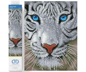 DIAMOND DOTZ Pittura, Kit Principianti, Magia Bianca, 34 x 42 cm