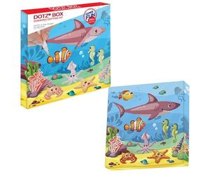 DIAMOND DOTZ Pracht Creatives Hobby Box in The Ocean, Quadro diamantato su Telaio, Circa Dimensioni: 28 x 28 x 2,5 cm, da appoggiare o Appendere, Ideale Anche per Bambini, DBX-029