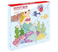 DIAMOND DOTZ Pracht Creatives Hobby Box Little Mermaid, Quadro diamantato su Telaio, Circa Dimensioni: 28 x 28 x 2,5 cm, da appoggiare o Appendere, Ideale Anche per Bambini, DBX-016