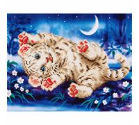 Diamond Dotz Set Di Diamond Painting Baby Tiger Roly Poly 35 x 27cm