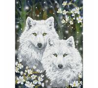 Diamond Dotz Set Ricamo Di Diamanti Winter Wolves Livello Avanzato
