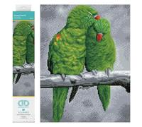 DIAMOND DOTZ Squares DQ8 - Kit Intermedio, Pesce persico, 31 x 41 cm