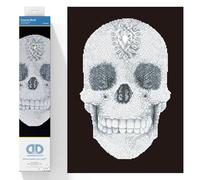 DIAMOND DOTZ Teschio di cristallo Kit intermedio DD10, 60 x 42 cm