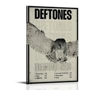 Diamond Eyes-DeftonesPoster per camera da letto, decorazione artistica da parete su tela, decorazione artistica da parete, per soggiorno e camera da letto, con cornice, stile 60 x 90 cm
