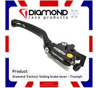 Diamond Fabbrica Pieghevole Leva Del Freno Anteriore - Triumph Speed Doppio 1200
