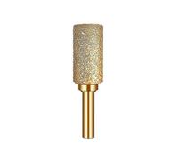 Diamond Grinding Head Router Bits - 6mm Shank Cylindrical Metal Router Bits Trim Burrs Carving Tools for Cast Iron/Stainless Steel/Tile/Marble/Stone (