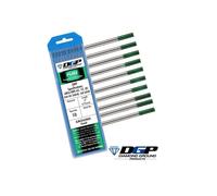 Diamond Ground Tig Tungsteno Elettrodi Puro Verde 1/40.6cmx17.8cm (10 Pacco)