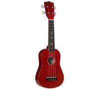 Diamond Head 4-String Ukulele, Candy Apple Red, Soprano (DU-142)