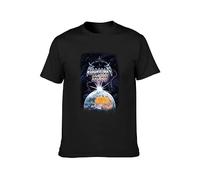 Diamond Head Lightning Mens T-Shirt Casual Cotton Tees Tops Black S