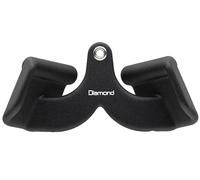 Diamond【Impugnature Power Grip (31-80 cm) e Rastrelliera Maniglie Trazioni e Remate, Antiscivolo, Palestra/Home Gym, Presa Neutra/Supina, Schiena, Spalle, Bicipiti (Barra Stretta 31 CM Presa SUPINA)