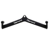 Diamond【Impugnature ProGrip (31-80 cm) e Rastrelliera Maniglie Trazioni e Remate, Antiscivolo, Palestra/Home Gym, Presa Neutra/Supina, Schiena, Spalle, Bicipiti (Barra LAT 61 CM Presa Neutra)