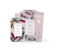 DIAMOND INTERNATIONAL RITUENA DAMASCO IN FIORE | Confezione Docciaschiuma 400 ml + Crema Corpo 200ml, Formula Vegana