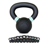 Diamond [Kettlebell Ghisa Pro 4-36 Kg] Peso In Ghisa Nera Opaca, Maniglia Grip 25-38 Mm, Pesi Per Cross Training, Allenamento Funzionale E Forza, Home Gym E Palestra (4 Kg)