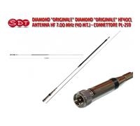 DIAMOND ORIGINALE HF40 NTENNA HF 7.00 MHz (40 MT.) - CONNETTORE PL-259