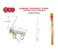 DIAMOND ORIGINALE X-200N ANTENNA 2,5 MT 144/430 MHZ - CONNETTORE N