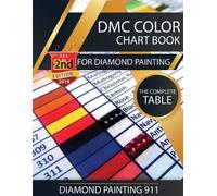 Diamond Painting 911 DMC Color Chart Book for Diamond Painting (Tascabile)