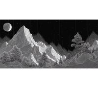 Diamond Painting Abstrait Adulti Bambini Kits, Diamond Painting Kit Completo La lune, Quadrato Full Drill Pittura Diamante, Diamantini Crystal Art Quadri Con Perline, Autunno Regalo 40x80cm g-109
