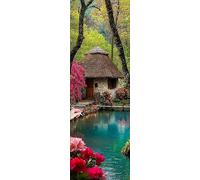 Diamond Painting Adulti Foresta Kit Diamond Painting Grandi Dimensioni 180x60cm 5D Pittura Diamante Cabina Strass Ricamo Punto Croce Kit Passatempo per Adulti per Regalo Donna Decorazioni Casa Z-86