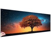 Diamond Painting Adulti Notte Stellata Kit Diamond Painting Grandi Dimensioni 120x40cm 5D Pittura Diamante Albero Strass Ricamo Punto Croce Kit Passatempo per Adulti Regalo Donna Decorazioni Casa W-63